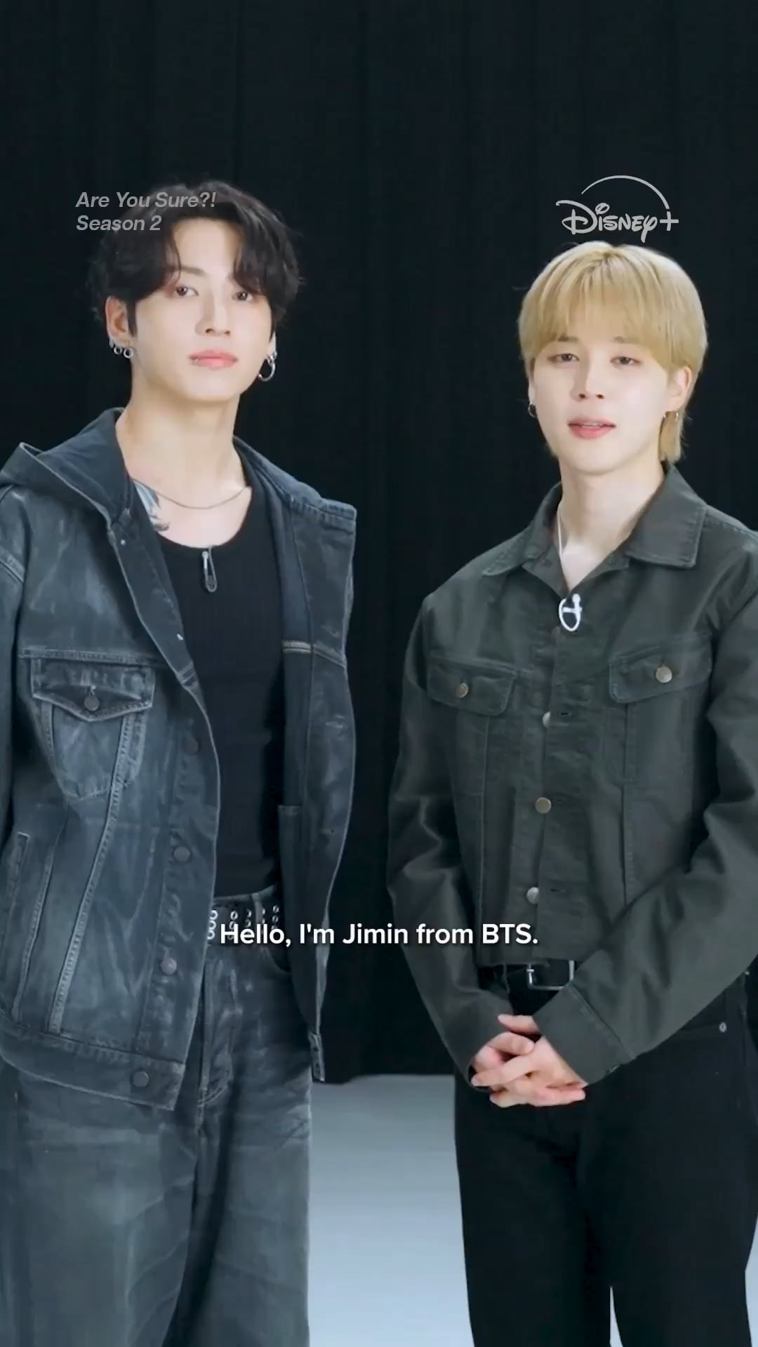 251218 Disney+ Philippines on Twitter: Really… are Jimin & Jung Kook sure? 🤔 Find out in Season 2 of Are You Sure?!