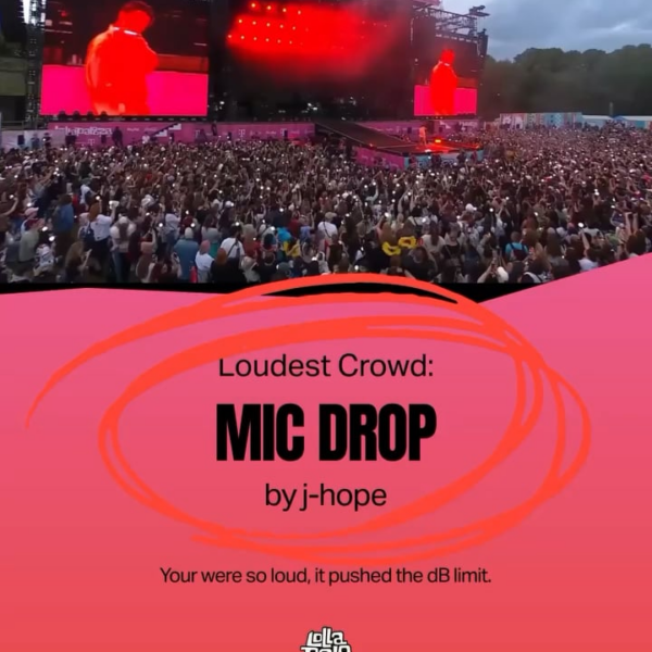 251204 Lollapalooza Berlin on Instagram ft. j-hope : ‘Lollapalooza Berlin Wrapped 2025’