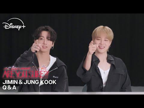 251212 Disney+ Japan: Are You Sure?! Season 2 | JIMIN & JUNG KOOK Q&A | From travel must-haves to behind-the-scenes stories from Season 2…