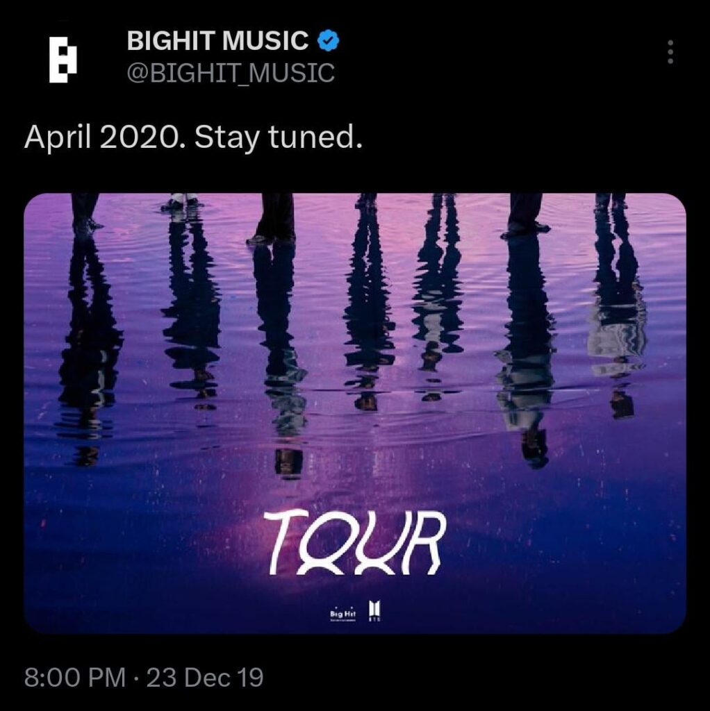 On this day in 2019, BigHit dropped the teaser for the Map of the Soul world tour