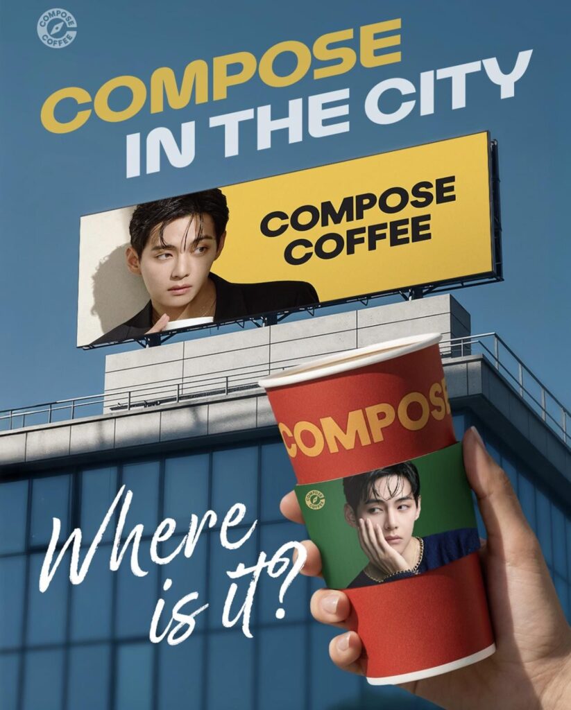 251211 Compose Coffee on Instagram featuring V