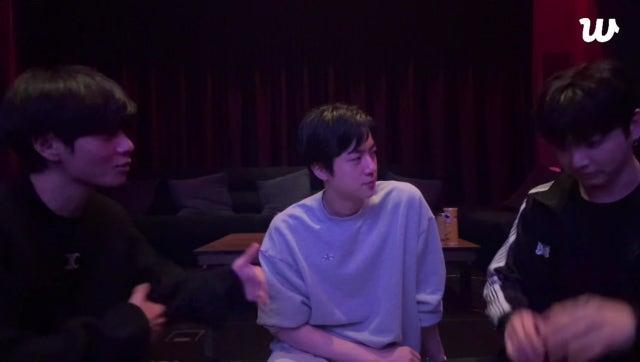 Jungkook, Jin and Taehyung Weverse Live 201225