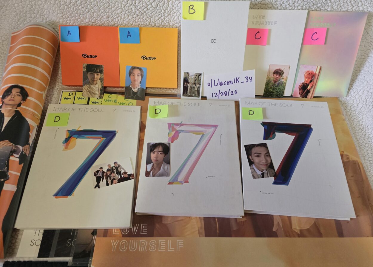 [WTS][USA] BTS Albums (Butter, BE, LY ver. E&O, MOTS ver. 1,3,4)