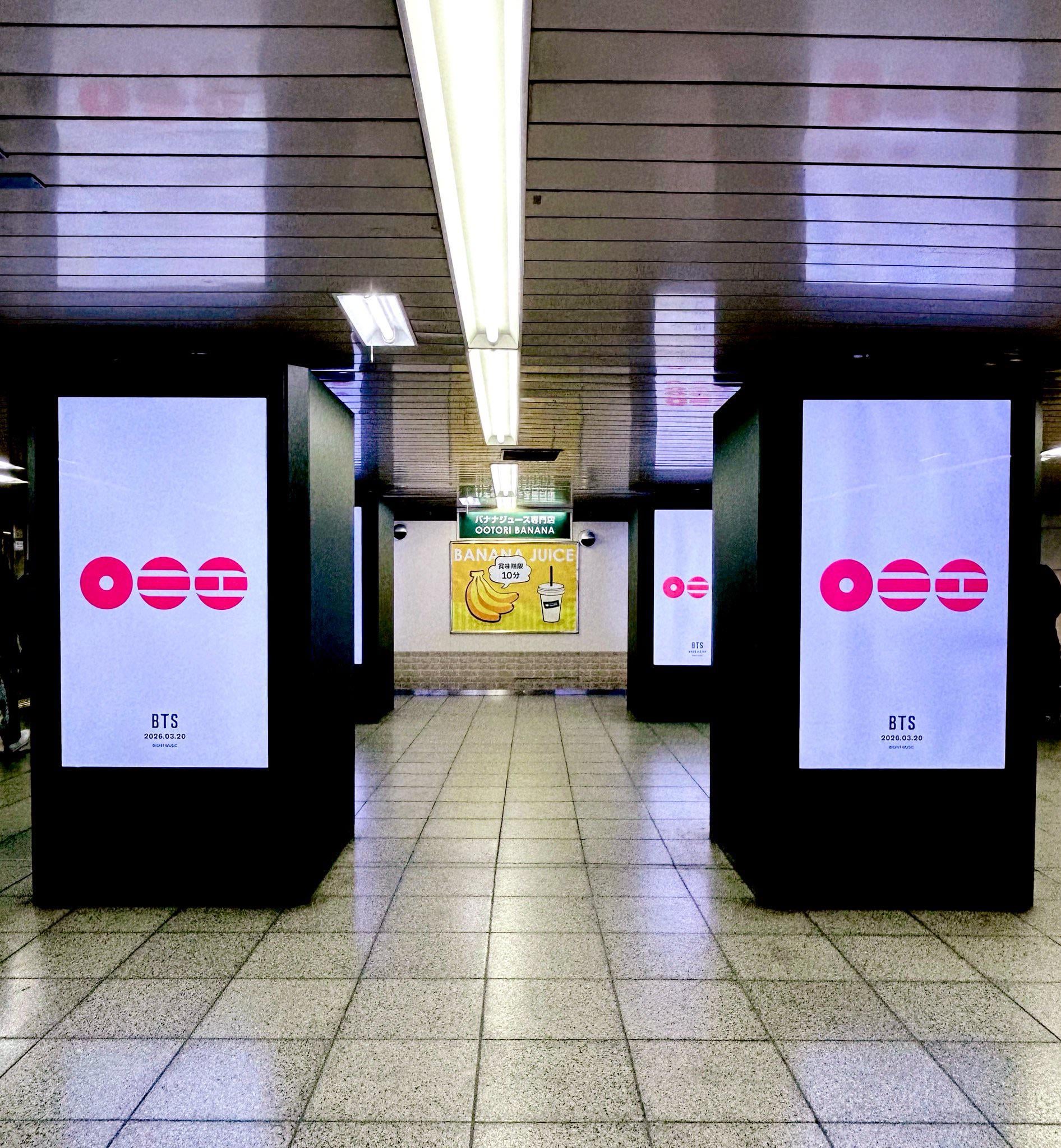 260112 BTS’ comeback posters have been spotted in Tokyo!