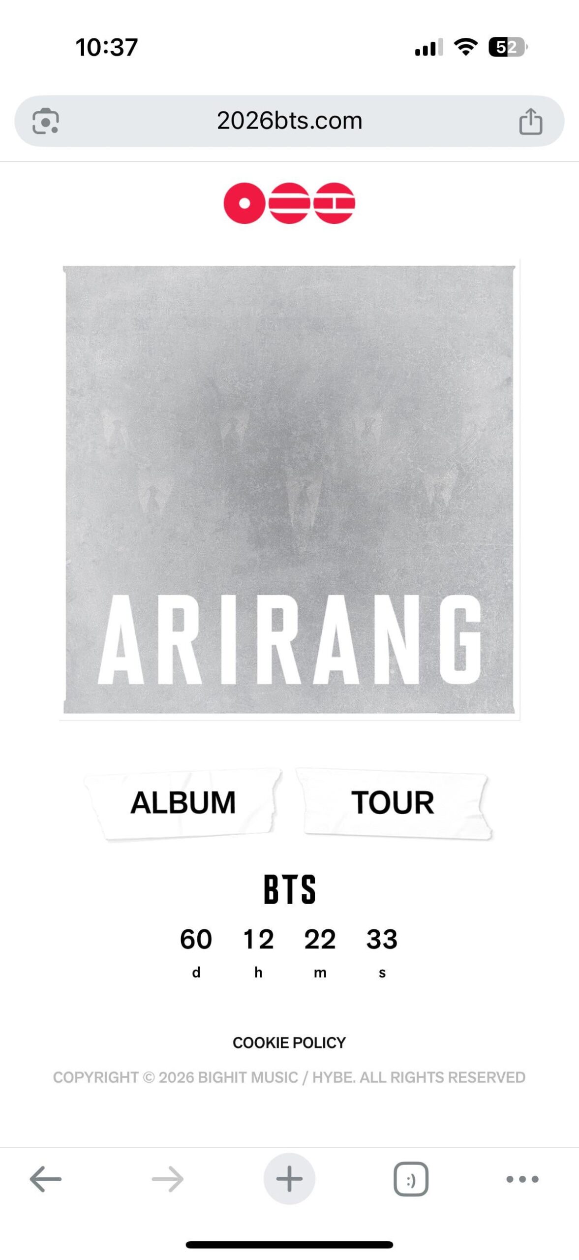 260119 2026bts.com has been updated!