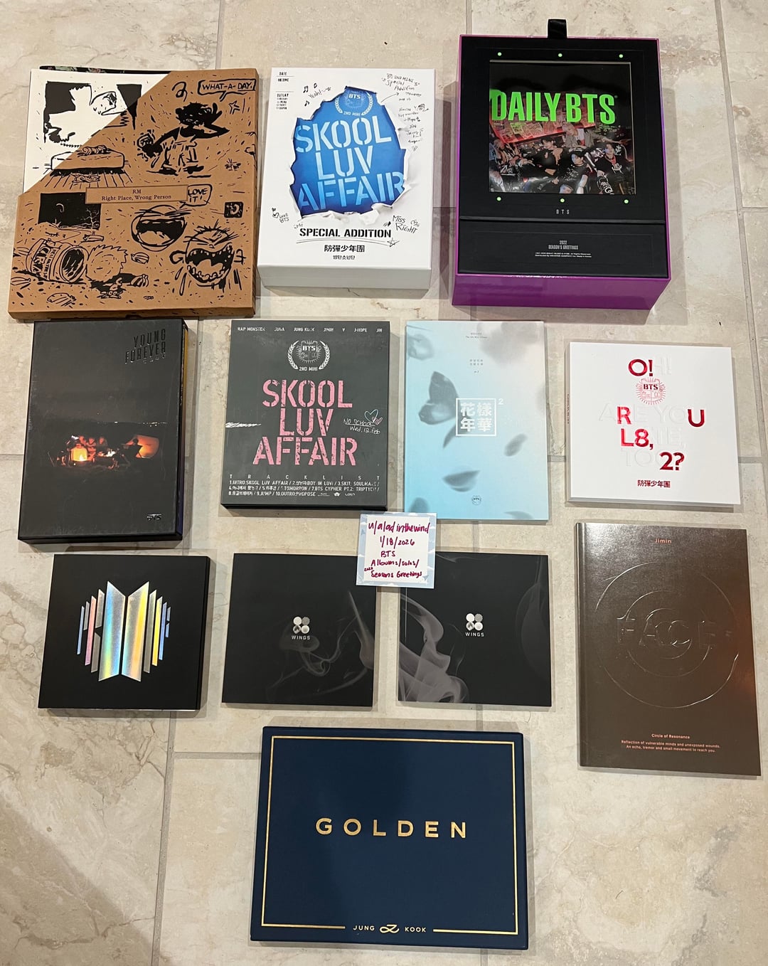 [WTS][USA] Albums + SOLO Albums, 2022 Seasons Greetings