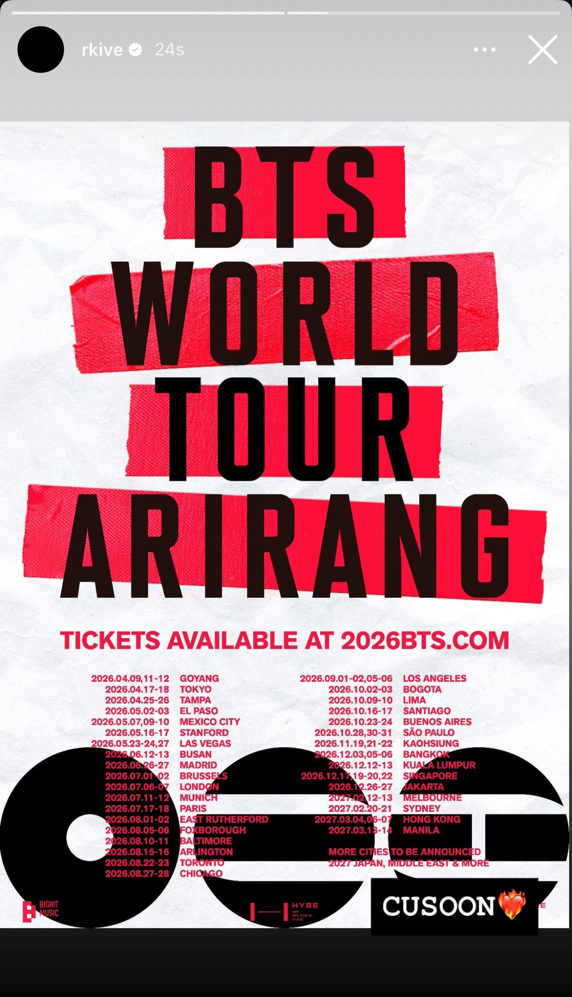 Namjoon IG Story 230126