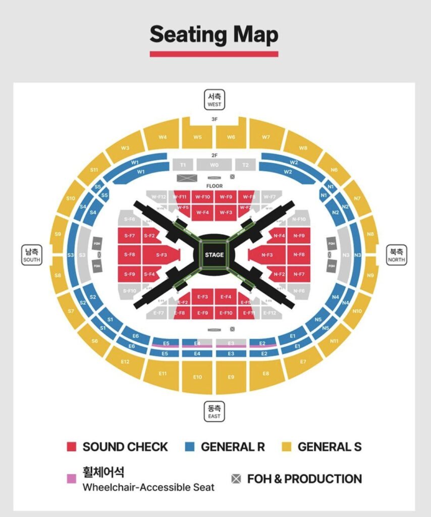 Stage layout and information for BTS in Goyang - 140126