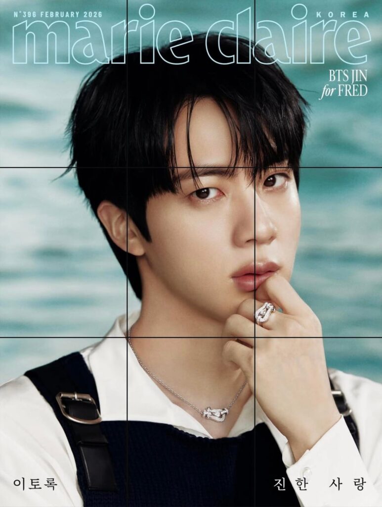 [Marie Claire Korea] Jin x FRED Jewelry for February 2026 issue covers - 040126