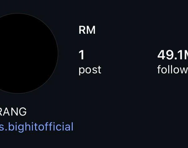 Namjoon has updated his Instagram bio ‘ARIRANG’ - 160126