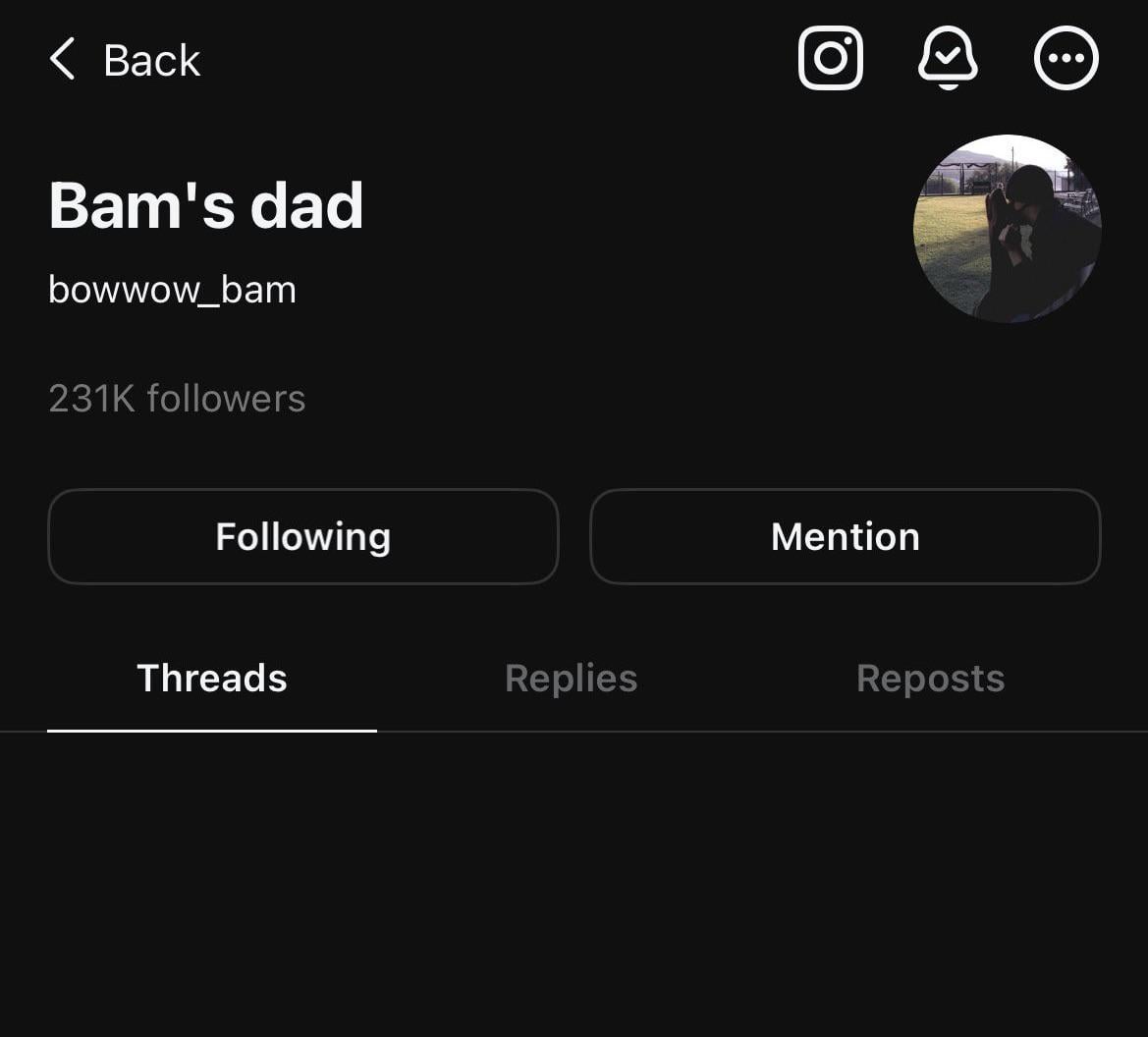Jungkook has opened a Threads account through Bam’s Instagram account - 101224