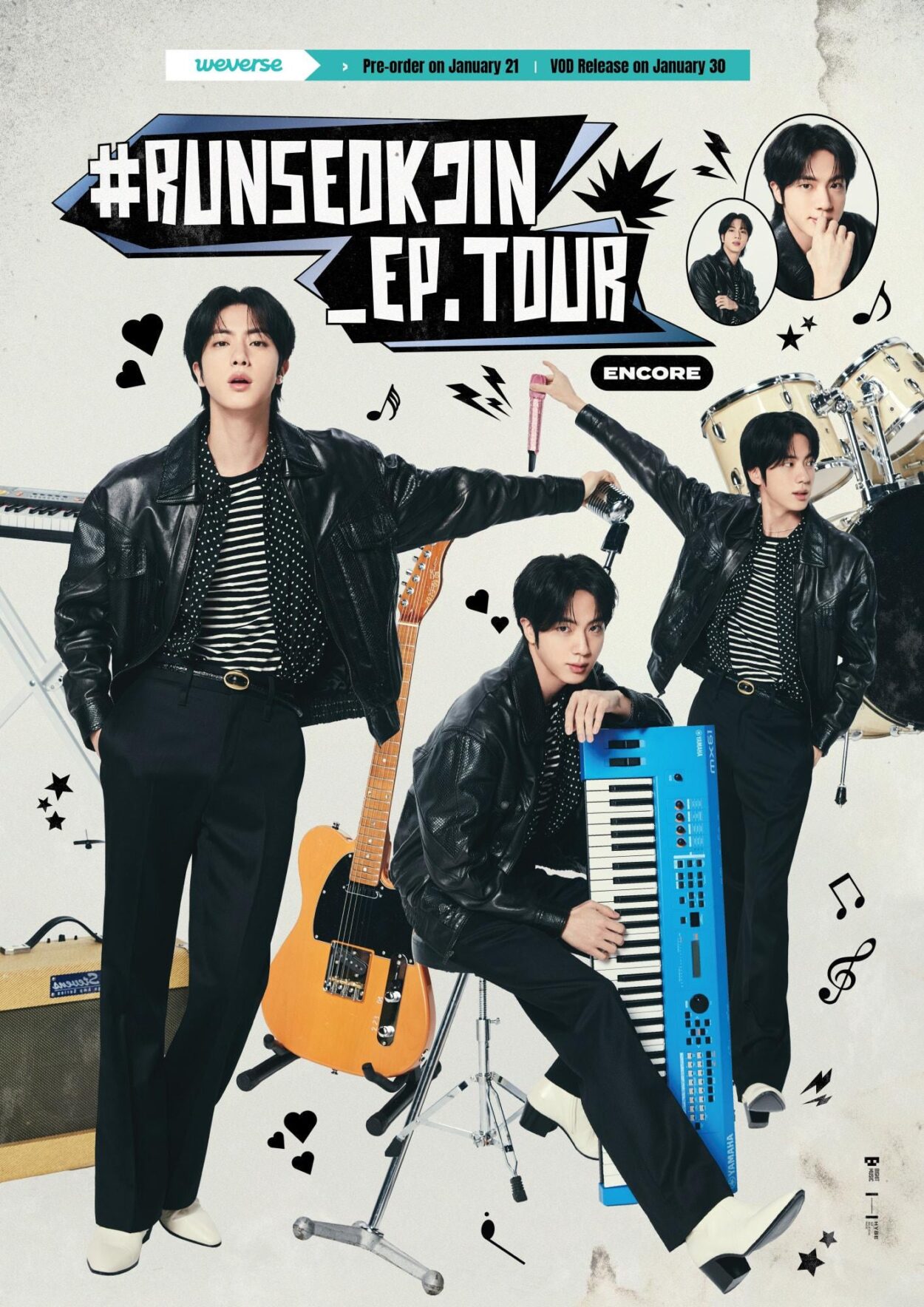 [Weverse] [#RUNSEOKJIN_EP.TOUR_ENCORE] Official Poster - 210126