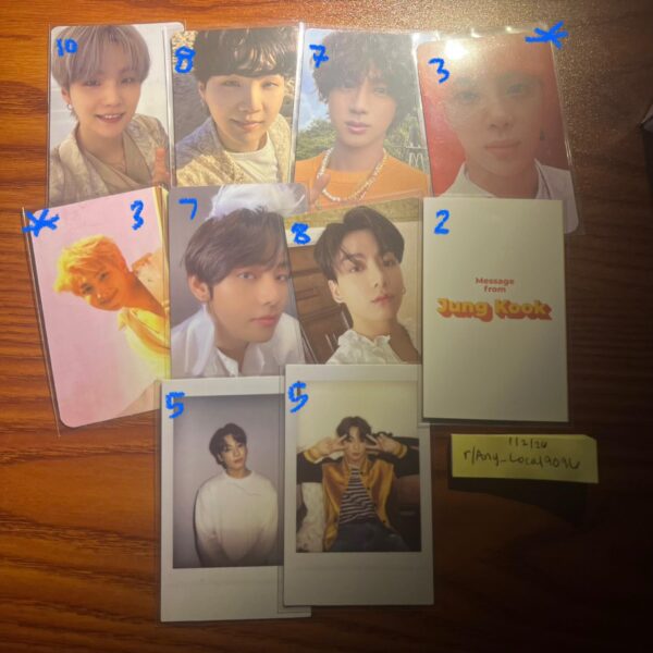 WTS, USA ONLY Photocards
