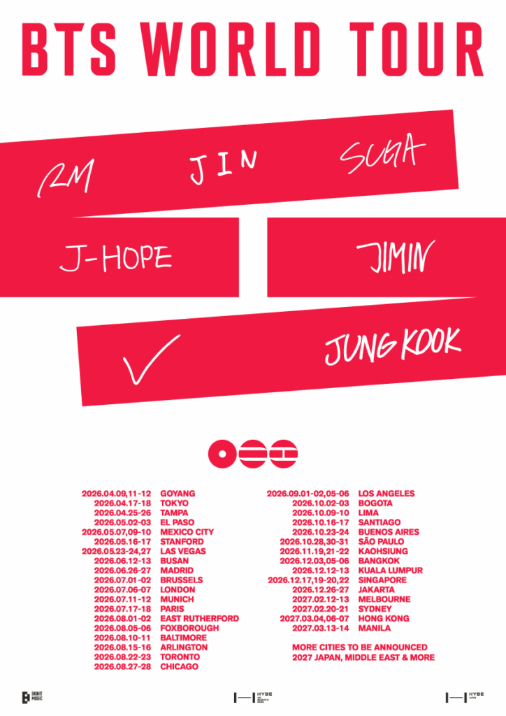 BTS WORLD TOUR Announcement - 140126
