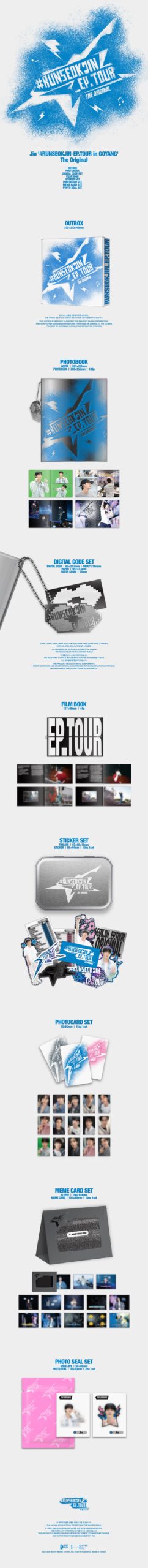 260108 [NOTICE] 진 (Jin) 'RUNSEOKJIN_EP.TOUR in GOYANG' The Original Release announcement