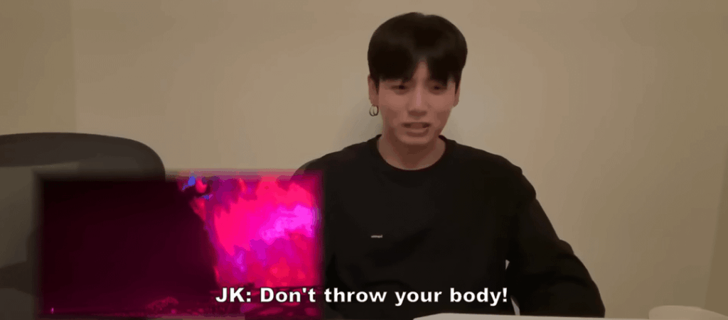 just jungkook crashing out on jinu