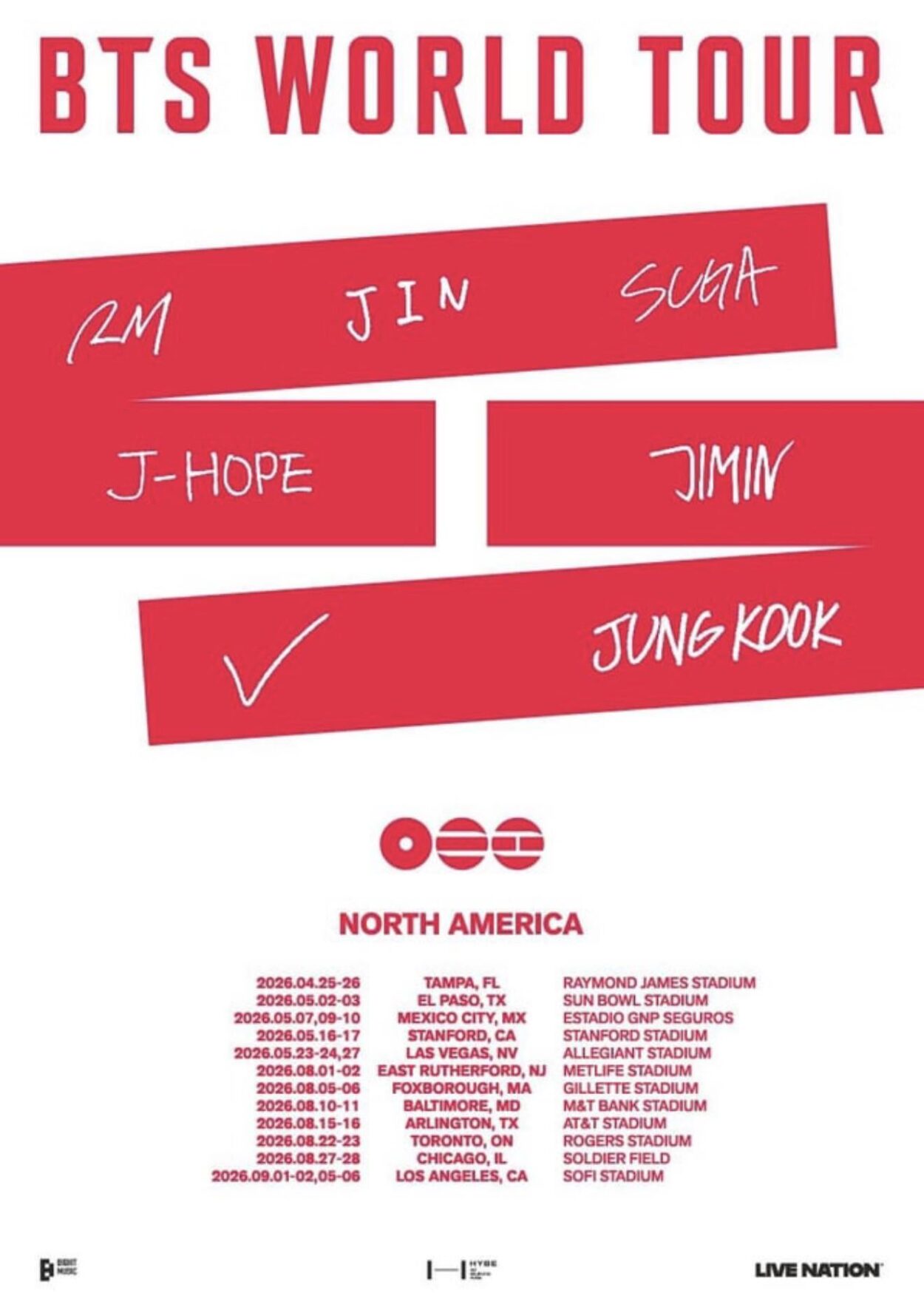BTS 2026 NORTH AMERICA Comeback Tour Megathread