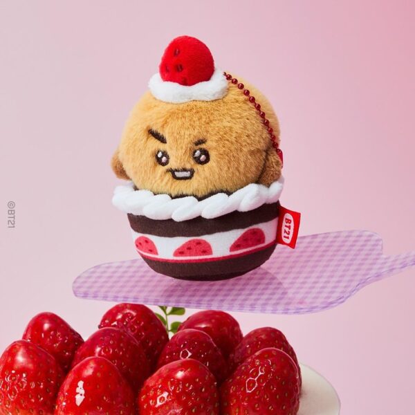 260203 Line Friends Square on Instagram: Ta-da! ✨ Your BT21 Strawberry Tart is served 🍓 Take a look at our other treats too!