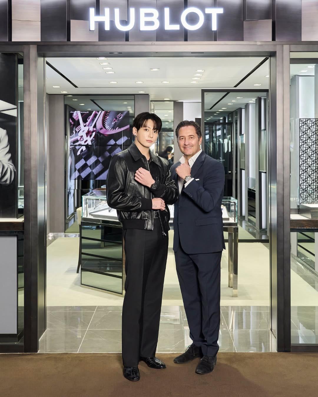 Julien Tornare (CEO, Hublot) IG Post ft. Jungkook- 140226
