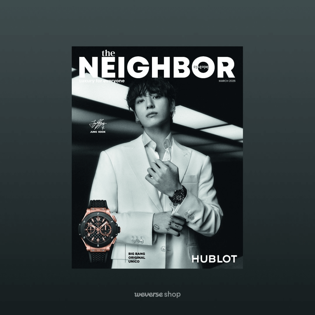 260213 Weverse Shop: The NEIGHBOR (2026.03) featuring BTS Jungkook for Hublot