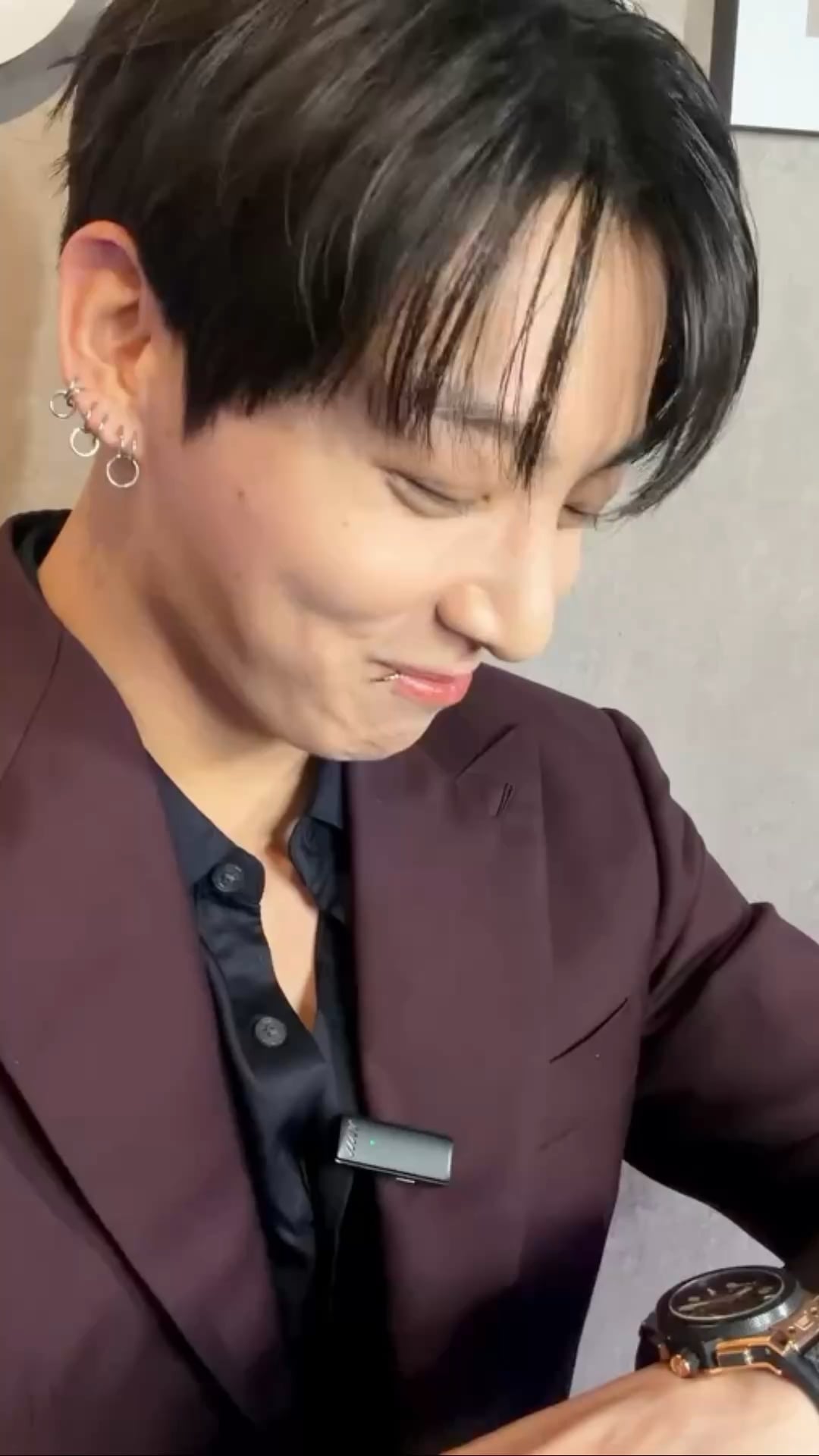 W Korea IG Post feat. Jungkook at the Hublot brand ambassador launch after-party - 120226