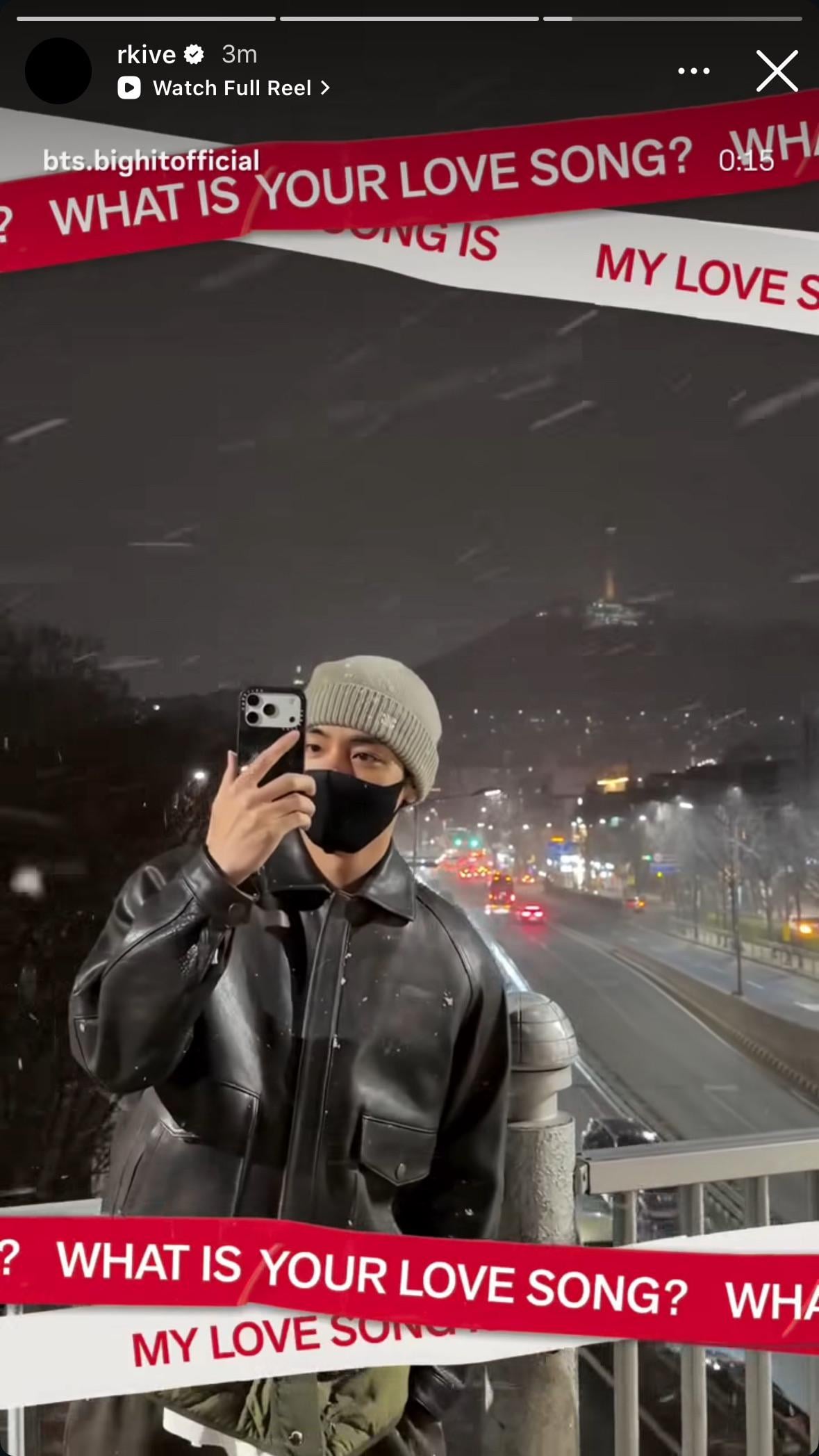 Namjoon IG Story 160226