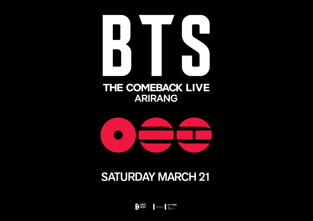 [NOTICE] BTS THE COMEBACK LIVE | ARIRANG Event - 090226
