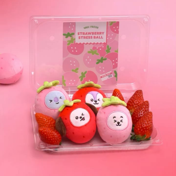 260202 Line Friends Square on Instagram: Sweet scents in the air! Strawberry Buffet loading…🥣🍰