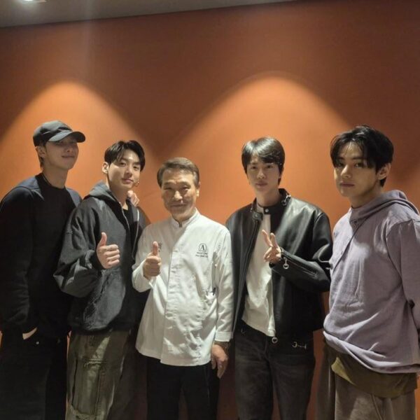 260203 Chef Hou on Instagram with RM, Jin, V and Jungkook