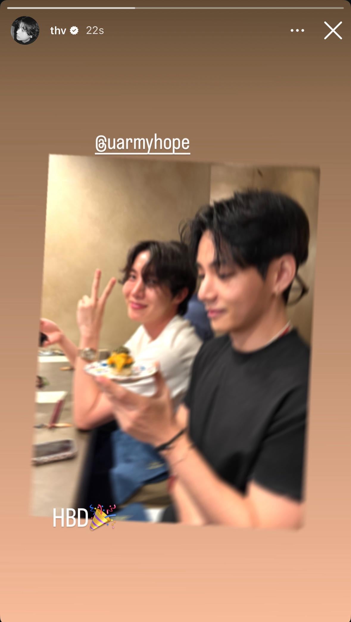 Taehyung IG Story 180226