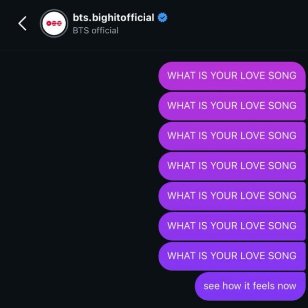 What is your love s—