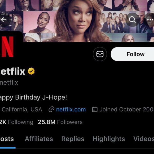 Netflix has changed their Twitter/X bio to “Happy Birthday J-Hope!” - 190226