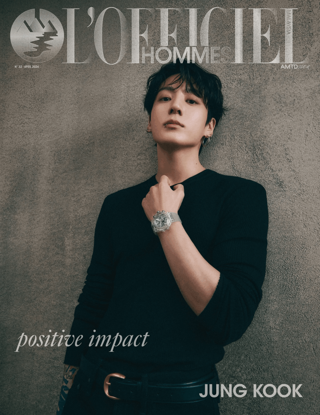[L’OFFICIEL HOMMES MALAYSIA] Jungkook x Hublot for April 2026 issue cover - 160326
