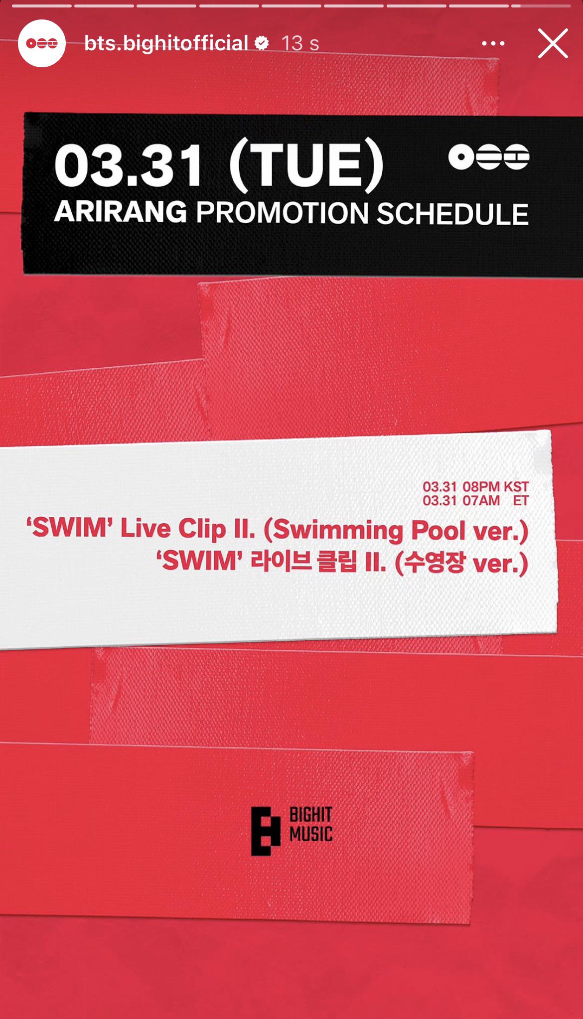 BTS Official IG Story 300326