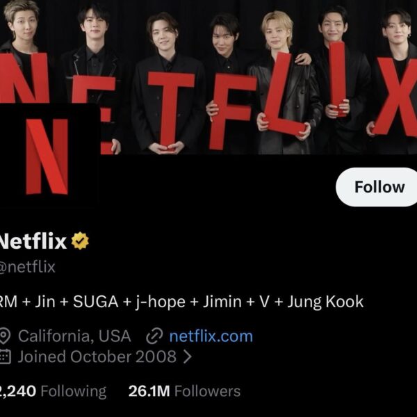 Netflix updates their banner on Twitter ft. BTS - 060326