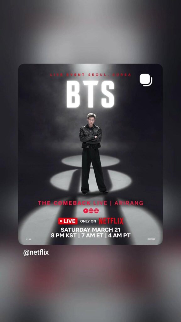 260318 RM on Instagram