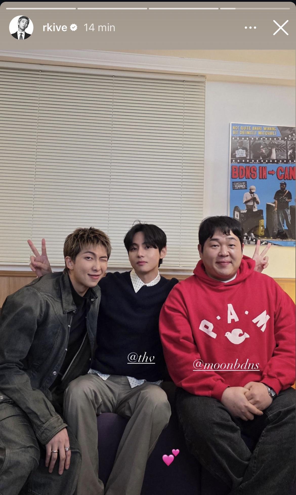 Namjoon IG Story (2) 280326