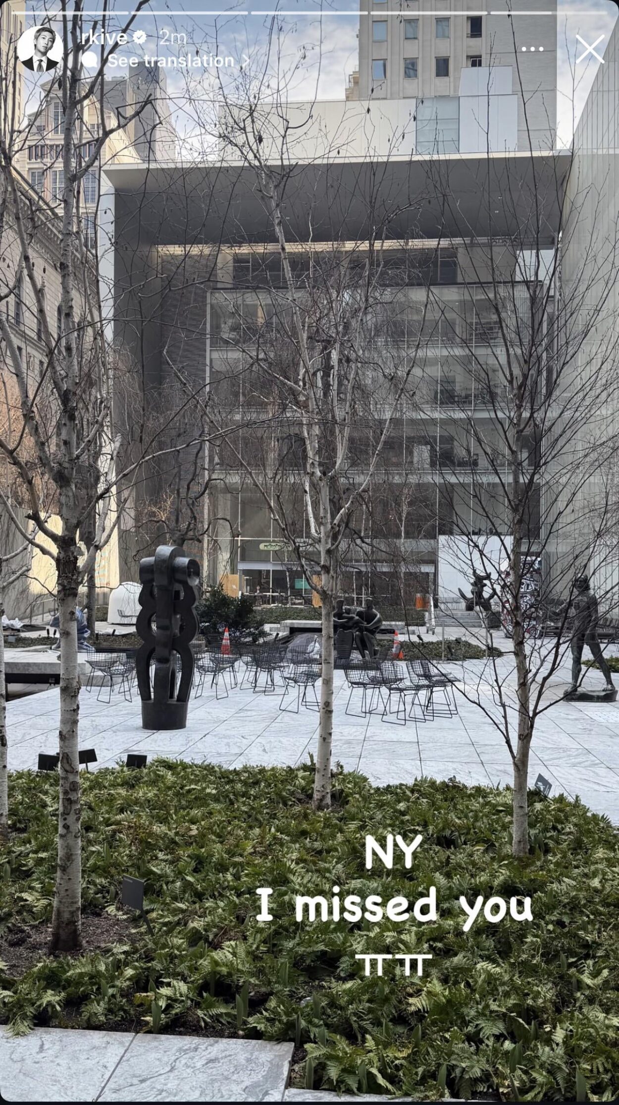 Namjoon on IG Story(5) - 230326