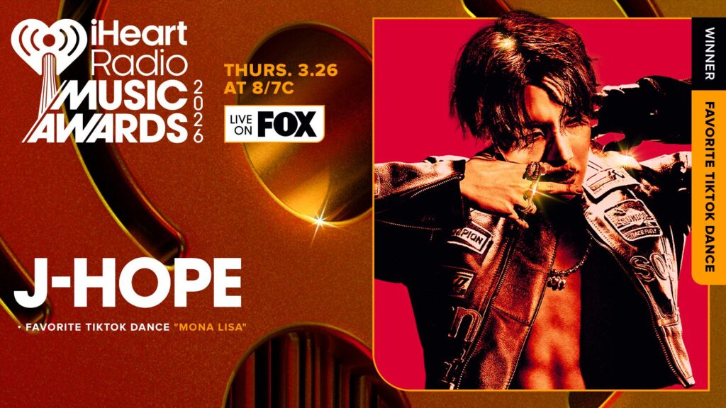 iHeartRadio(2): j-hope wins favourite TikTok Dance - 270326