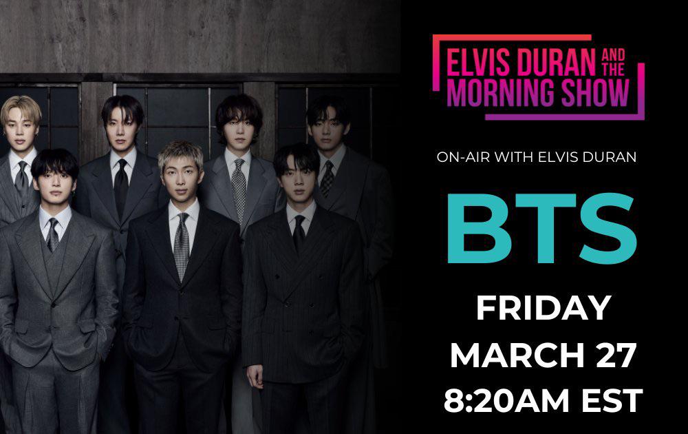 Elvis Duran and The Morning Show on Twitter ft. BTS- 270326