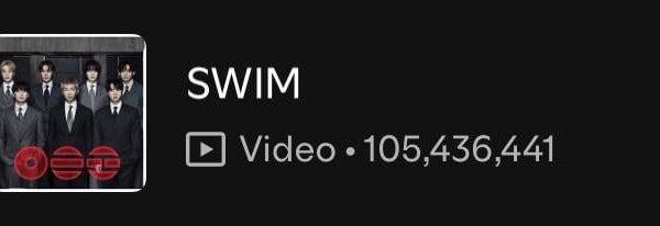 260328 Spotify Milestones: BTS’ “SWIM” has surpassed 100 million streams