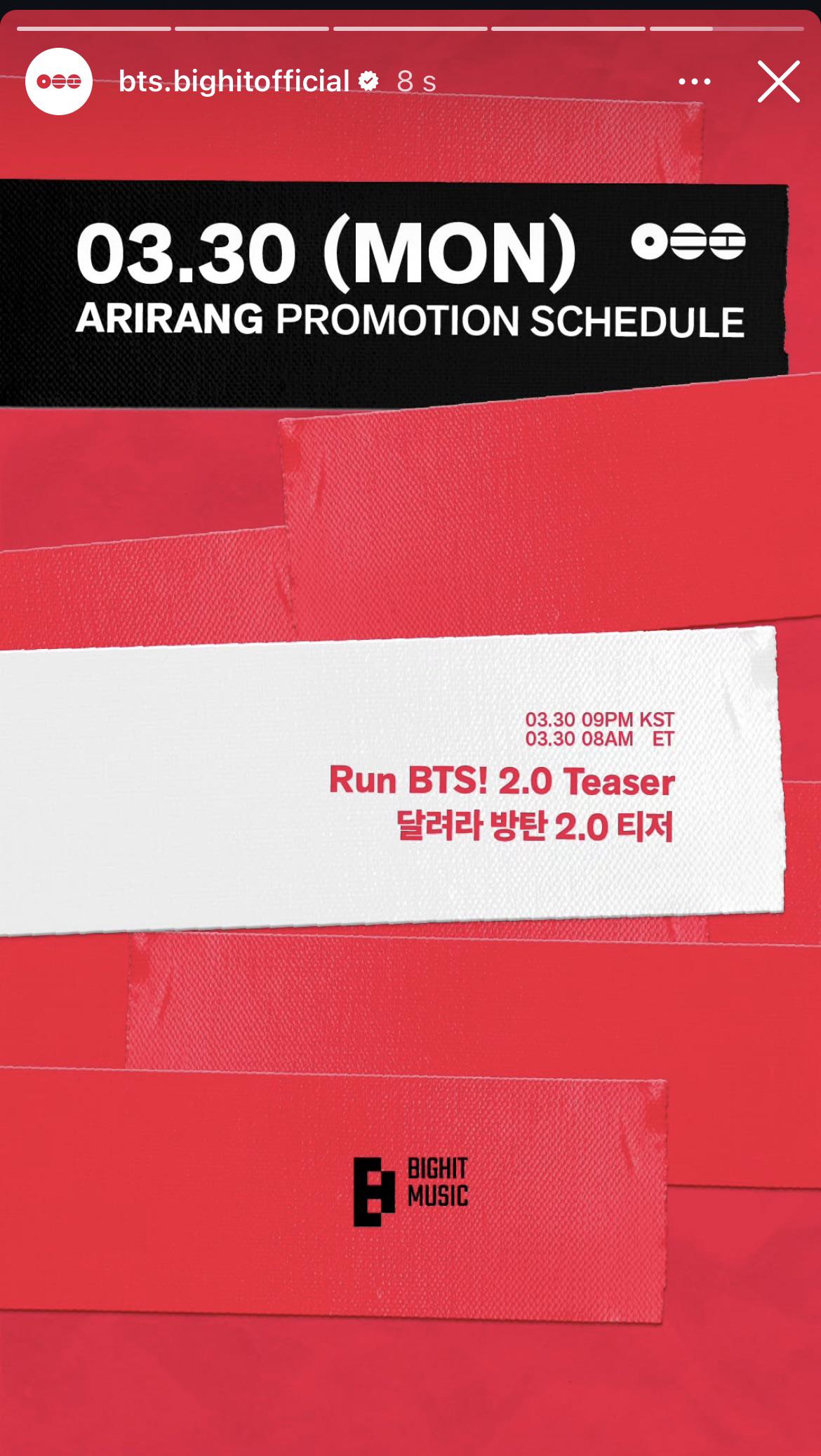 BTS Official IG Story 290326