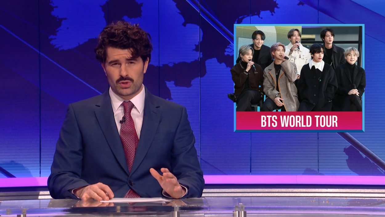 260321 BTS mentioned on SNL UK's Weekend Update