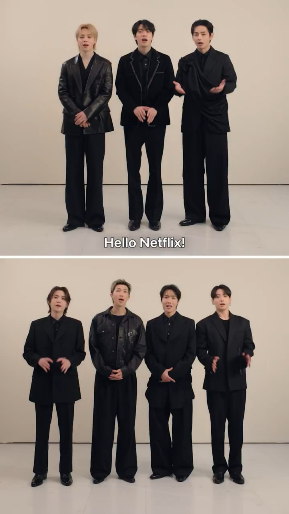 Netflix Twitter Post ft. BTS - 140326