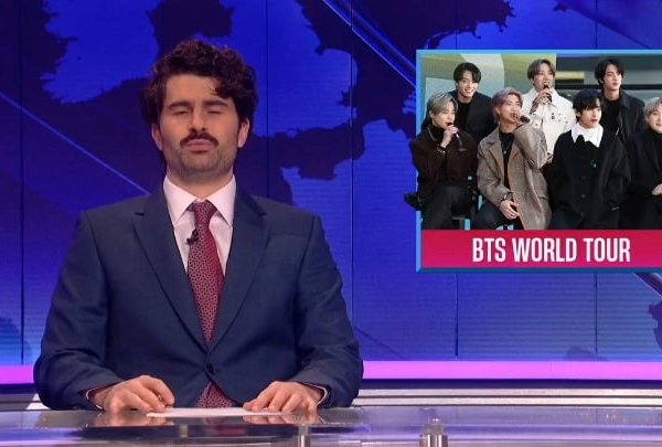 BTS featured in sketch during the inaugural episode of SNL UK - 230326