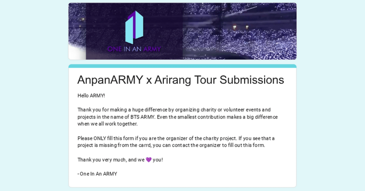 #AnpanARMYxArirangTour