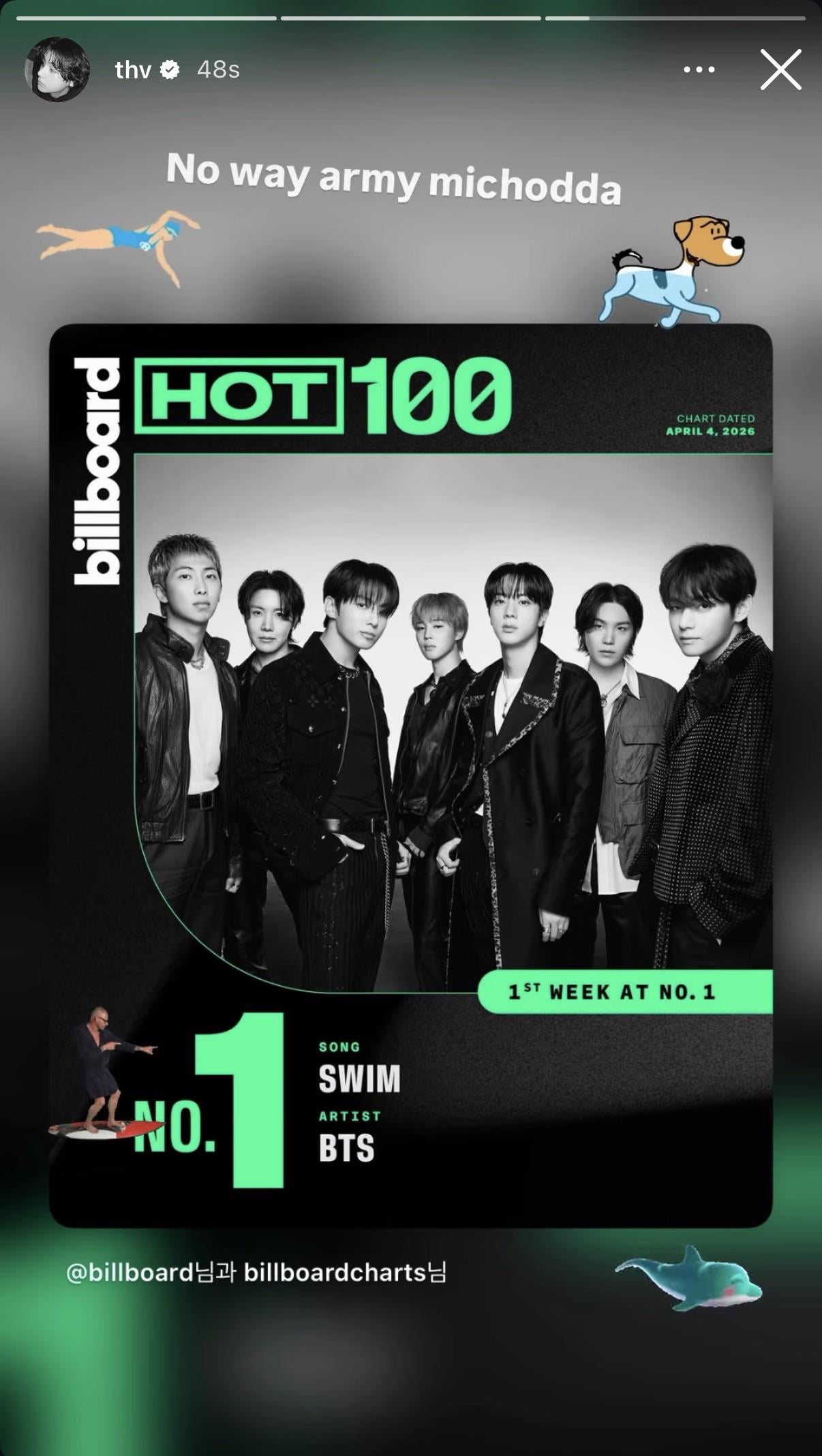 Taehyung IG Story 310326