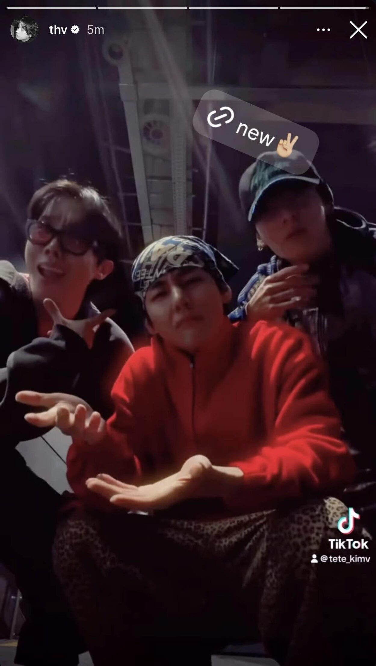 Taehyung on IG Story (2) - 240326