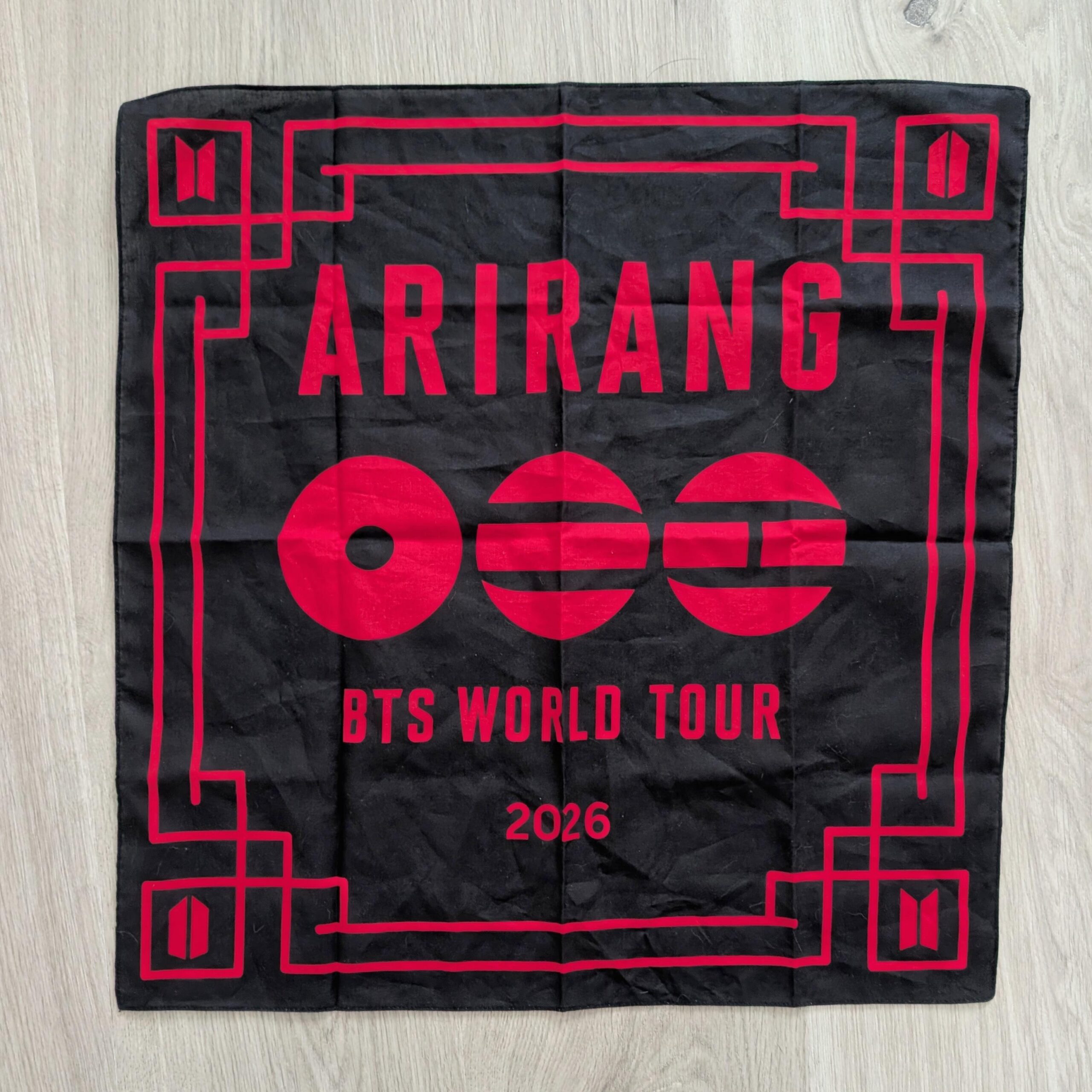 [GIVEAWAY] BTS WORLD TOUR 'ARIRANG' BANDANAS