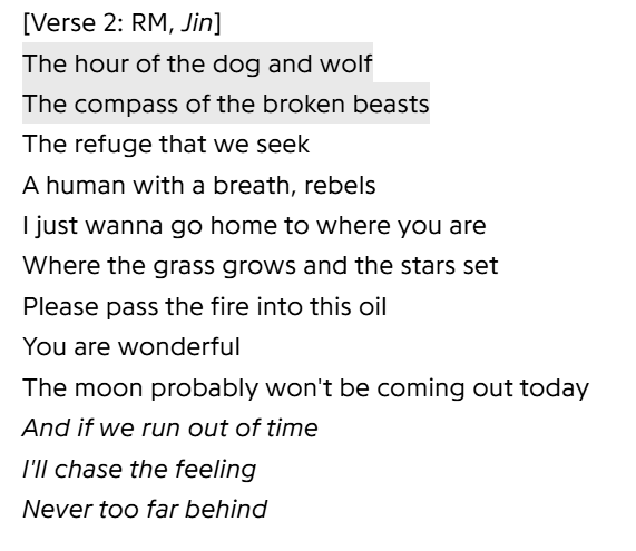 Arirang DDAY (-2/7): Favourite lyrics from Arirang!